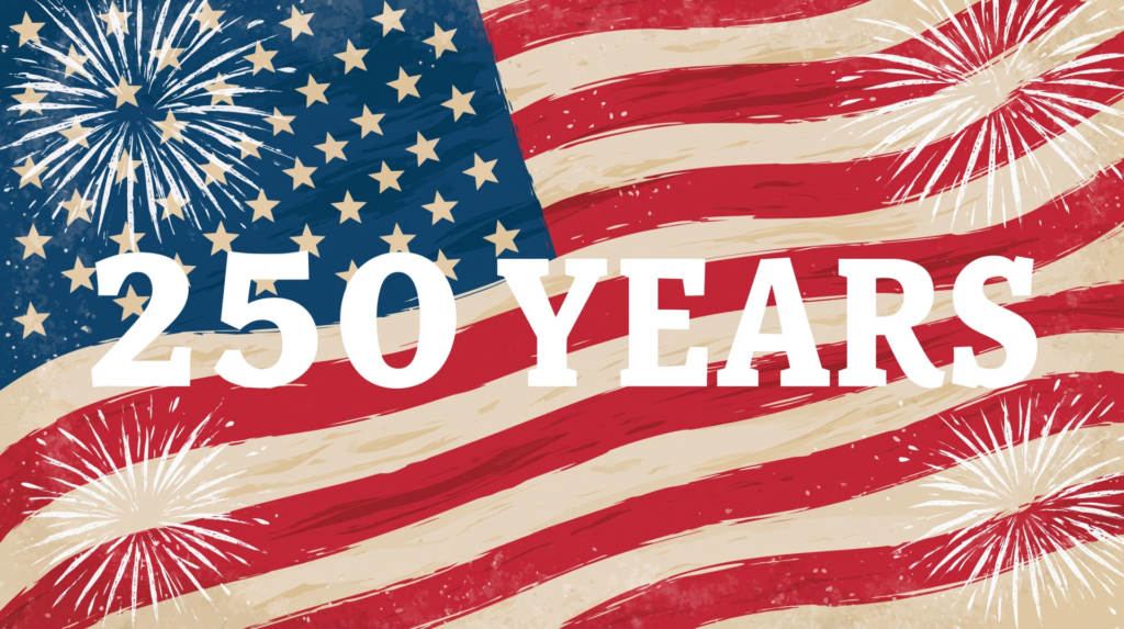 250 year anniversary logo for the usa