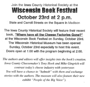 Oct 23, 2011 - Annoucemnt for The Wisconsin Book Festival