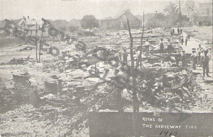 ·Post Card Ridgeway fire @ 1910 (Watermark)